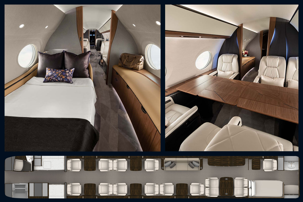 Gulfstream G700 Interior Layout